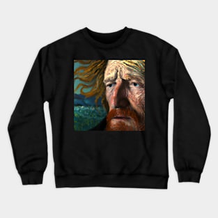 vincent van gogh face Crewneck Sweatshirt